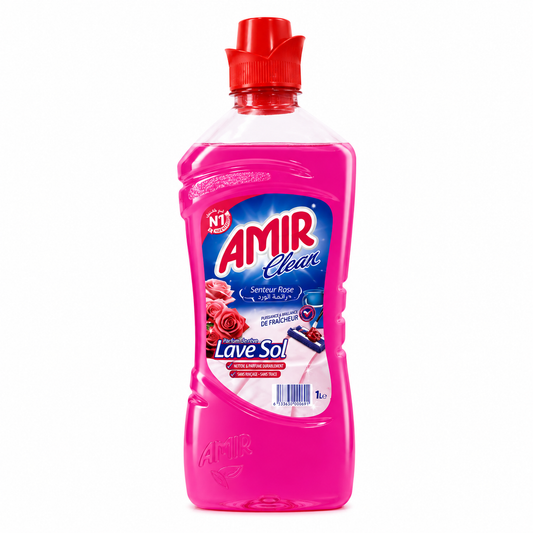 Amir Clean Rose 1 L – Lave-Sol Parfum Rose