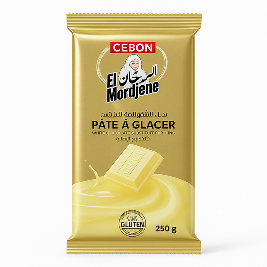Pâte à Glacer Blanche El Mordjene 250 g pour Pâtisserie