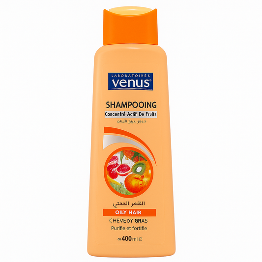 Shampooing Venus Fruits Actifs Cheveux Gras 400 ml – Purifiant & Fortifiant