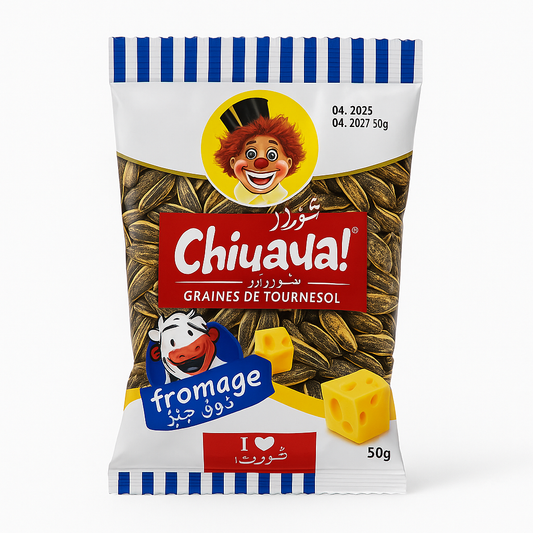 Graines de Tournesol Chihuahua Goût Fromage 50 g