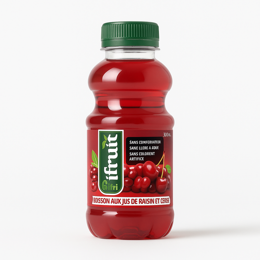 iFruit by Ifri Raisin & Cerise 30 cl – Boisson aux fruits