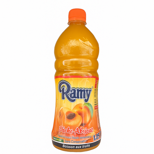 Ramy Pêche Abricot 1,25 L – Boisson aux fruits