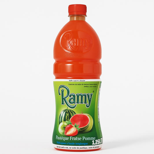 Ramy Pastèque Fraise Pomme 1,25 L – Boisson aux fruits