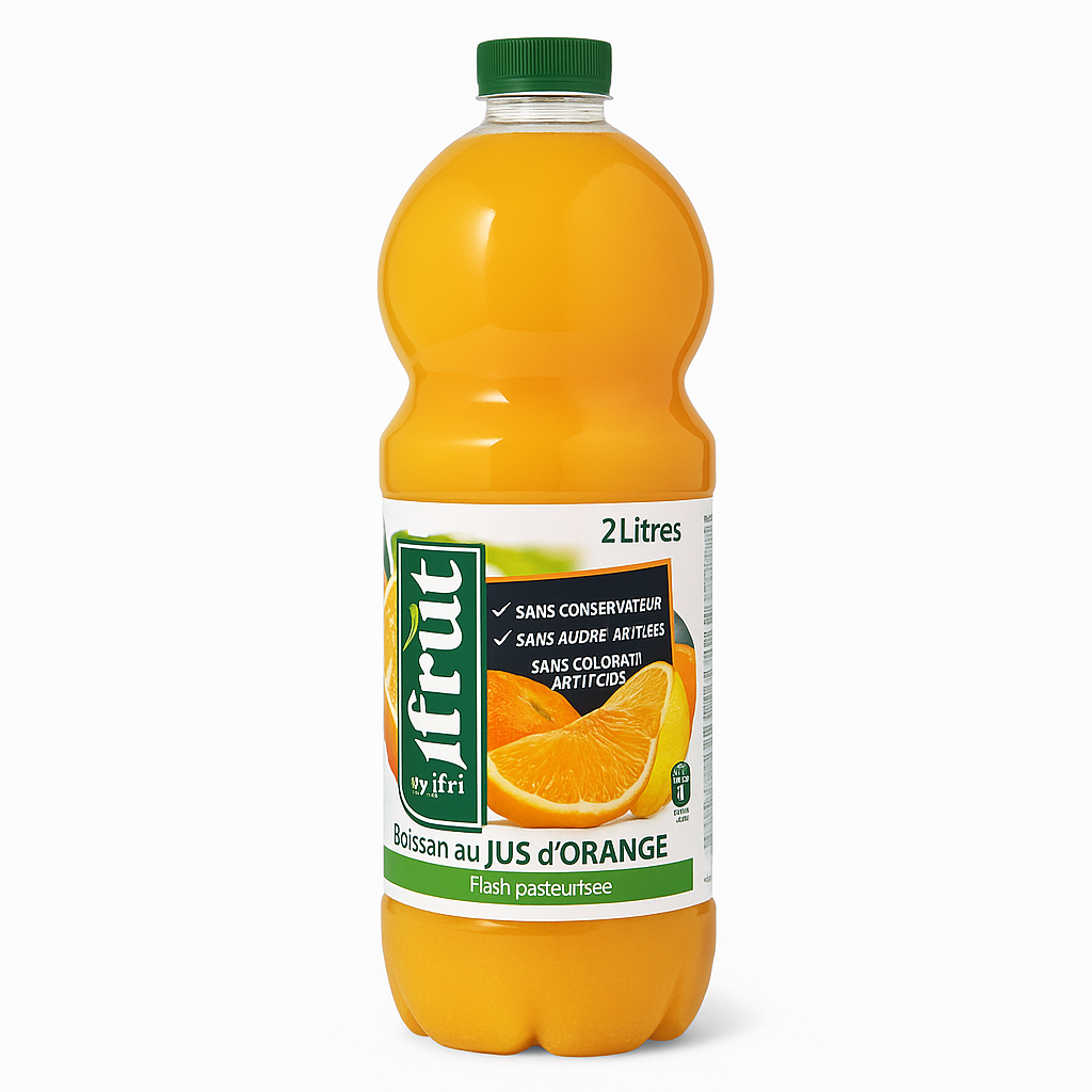 iFruit Orange – Jus d'orange (1 L & 2 L)