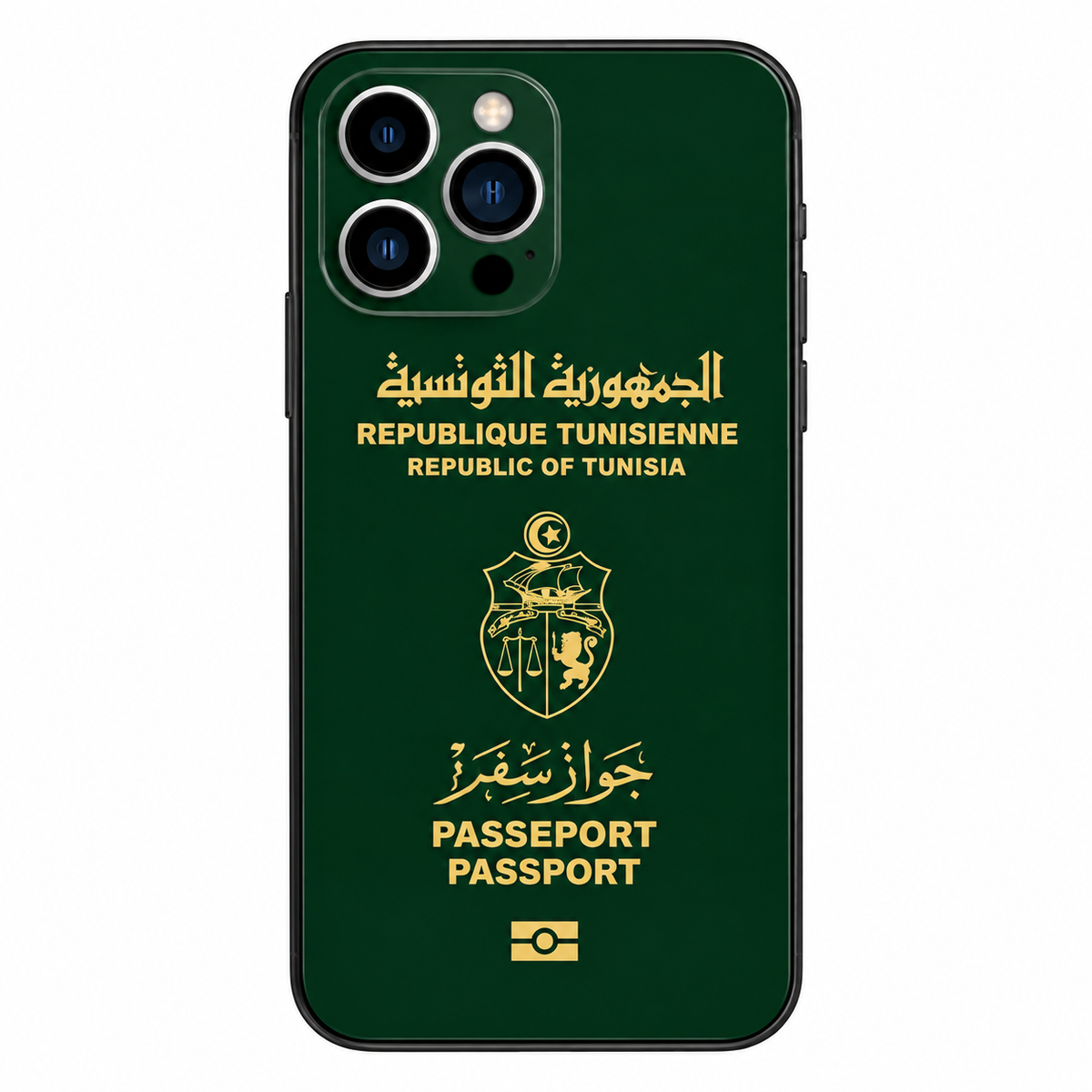 Coque de téléphone iPhone Algérie Tunisie design passeport
