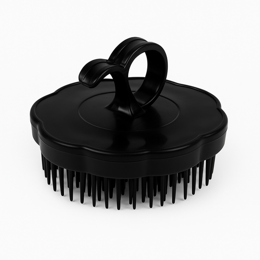 Brosse en Silicone pour Cheveux – Massage du Cuir Chevelu & Répartition des Soins