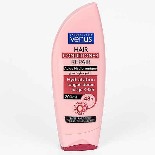 Après-Shampoing Vénus Hair Conditioner Repair Acide Hyaluronique 200 ml – Hydratation 48 h
