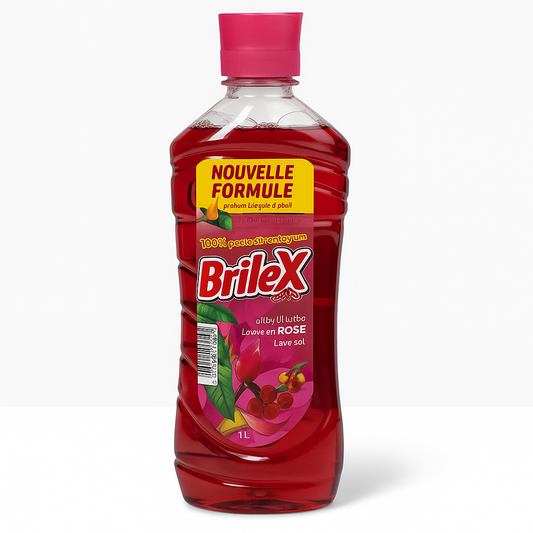 BRILEX La Vie en Rose Lave-Sol 1 L – Nettoyant Sol Parfum Floral