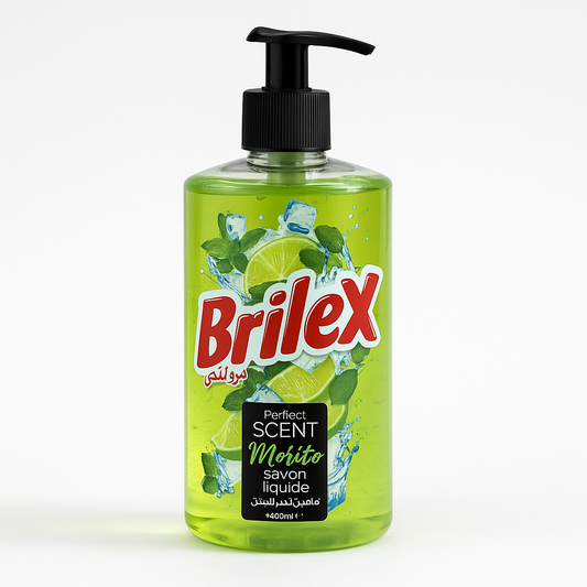Savon Liquide Mains BRILEX Perfect Scent Mojito Citron Vert & Menthe 400 ml