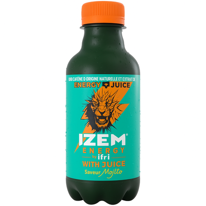 IZEM Energy Mojito – Boisson Énergisante Algérienne 25 cl & 33 cl