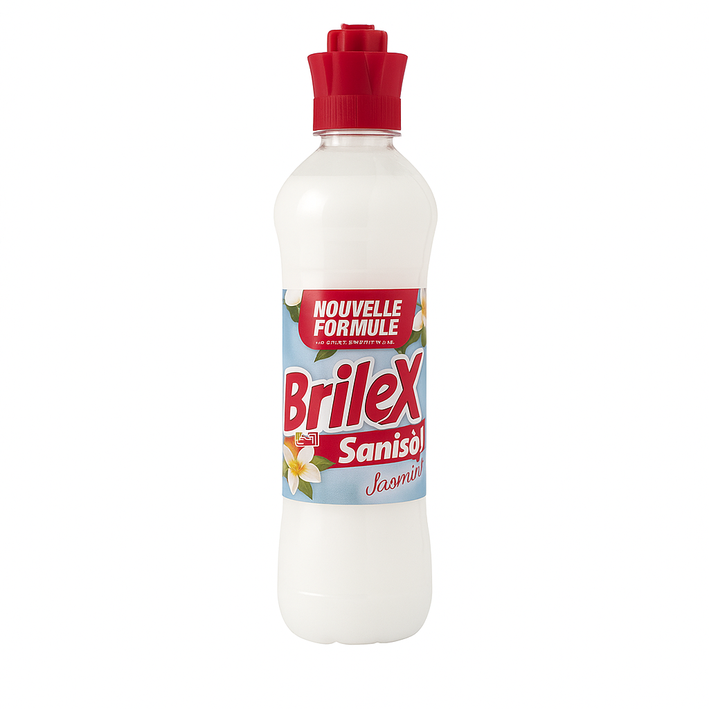 BRILEX Sanisol Jasmin 1 L – Nettoyant Désinfectant Multi-Usages