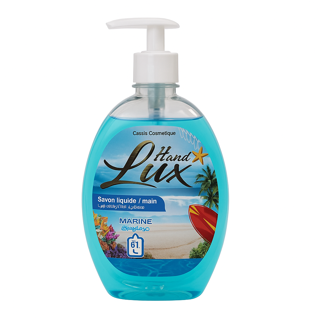 Savon Liquide Mains Hand Lux Marine – 500 ml & 1 L