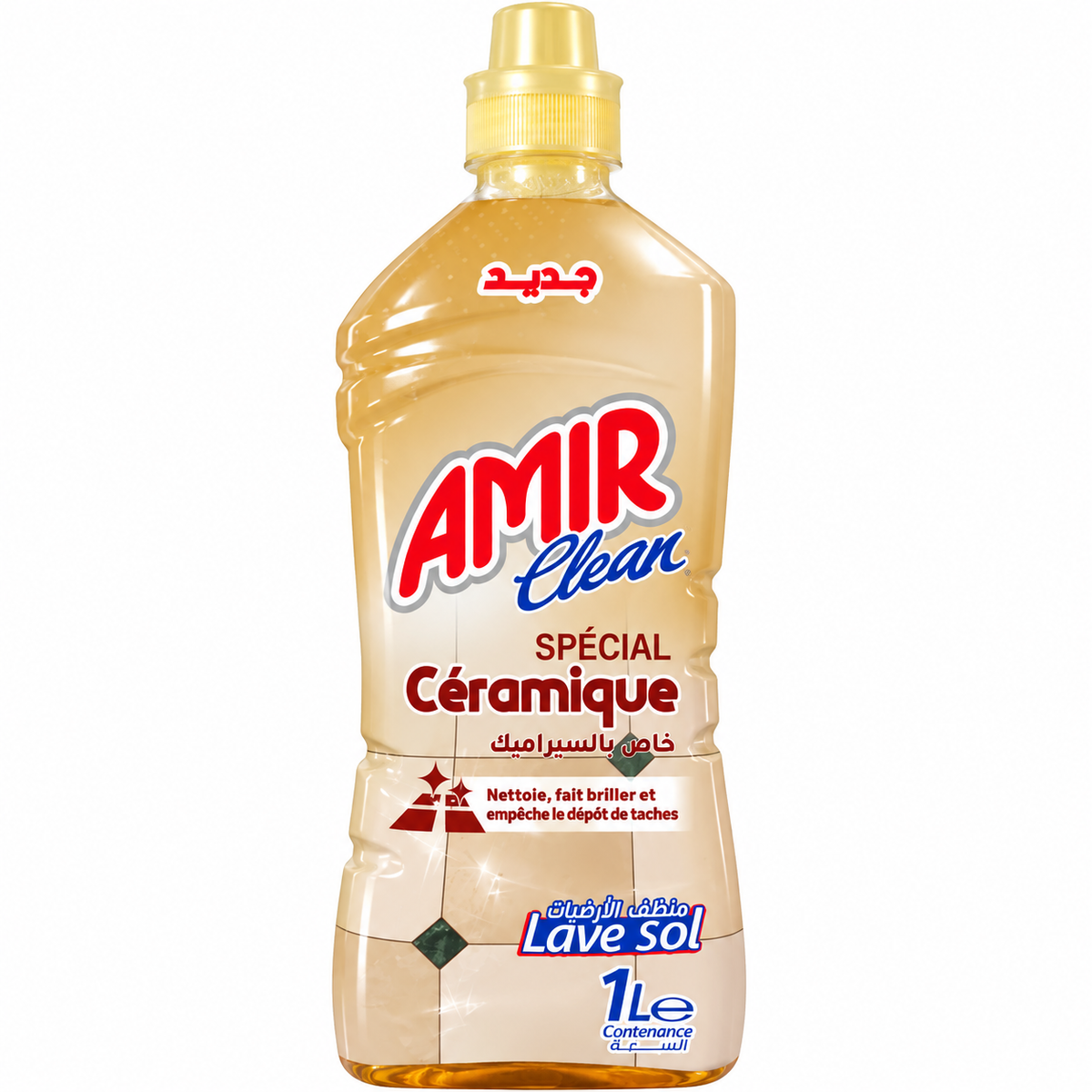 Amir Clean Spécial Céramique 1 L – nettoyant lave-sol pour céramique
