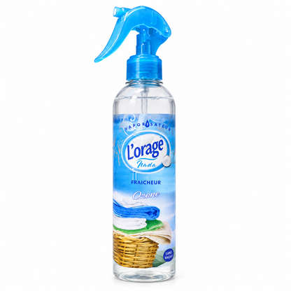 L'Orage Nada Fraîcheur Ozone 420 ml – vaporisateur désodorisant sur fond blanc