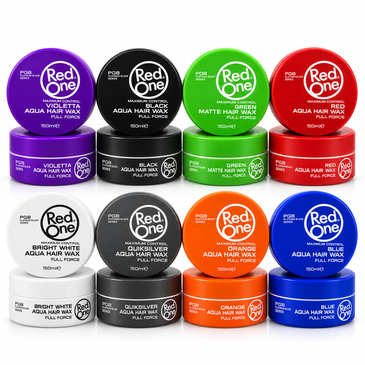 Red One cires coiffantes 150 ml - variantes Aqua Hair Wax et Matte Hair Wax